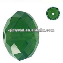 Green Jade Glass Beads,faceted loose glass beads